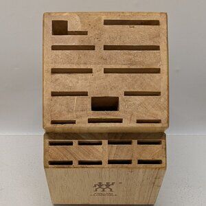 Zwilling J.A. Henkels Knife Block - 20 Slots, Hardwood w/Natural Finish